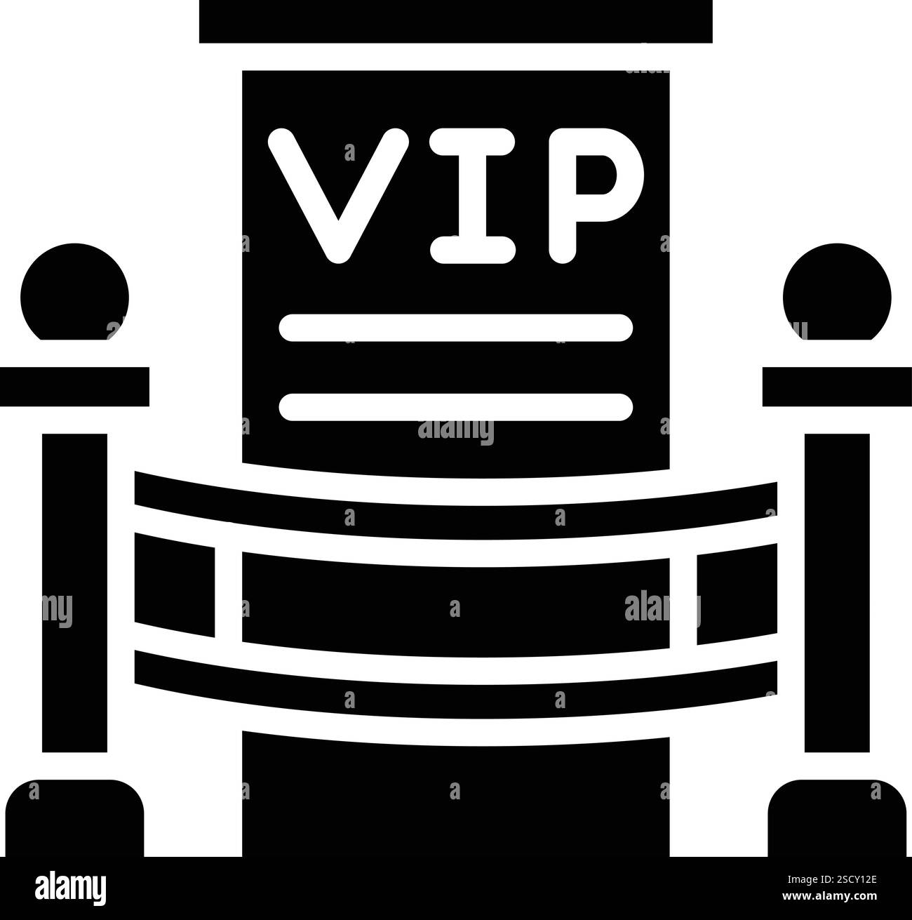 Design-Illustration Des Vip-Vektors Stock Vektor