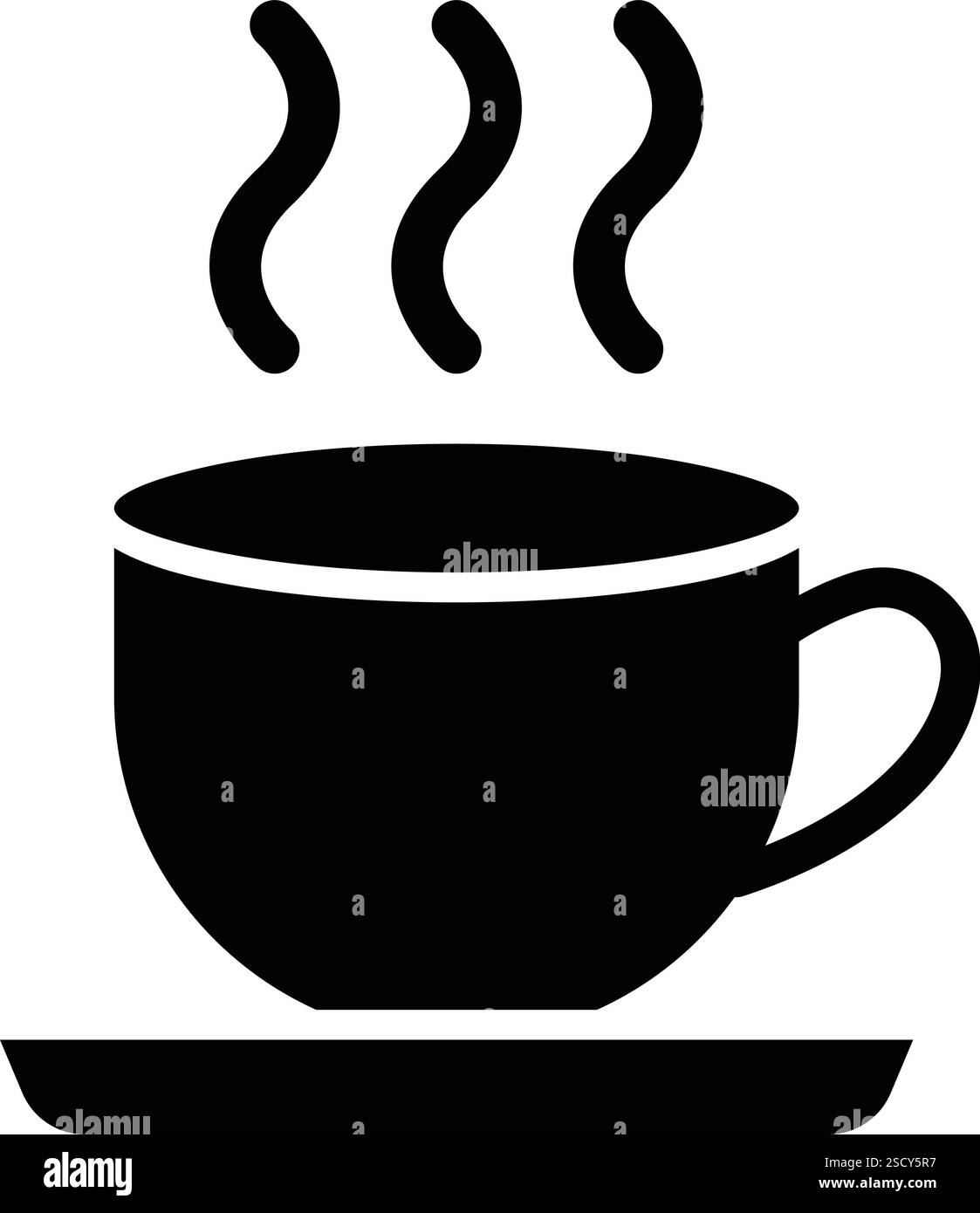 Design-Illustration Des Kaffeevektor-Symbols Stock Vektor