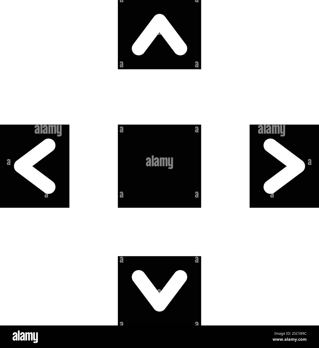 Schaltflächen Vektorsymbol Design-Illustration Stock Vektor