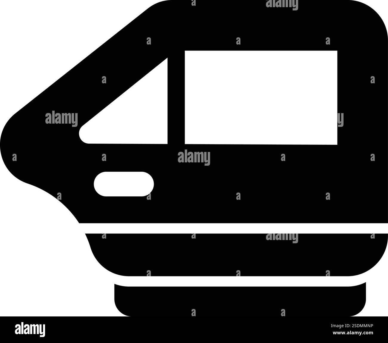 Autotür Vektor Symbol Design Illustration Stock Vektor