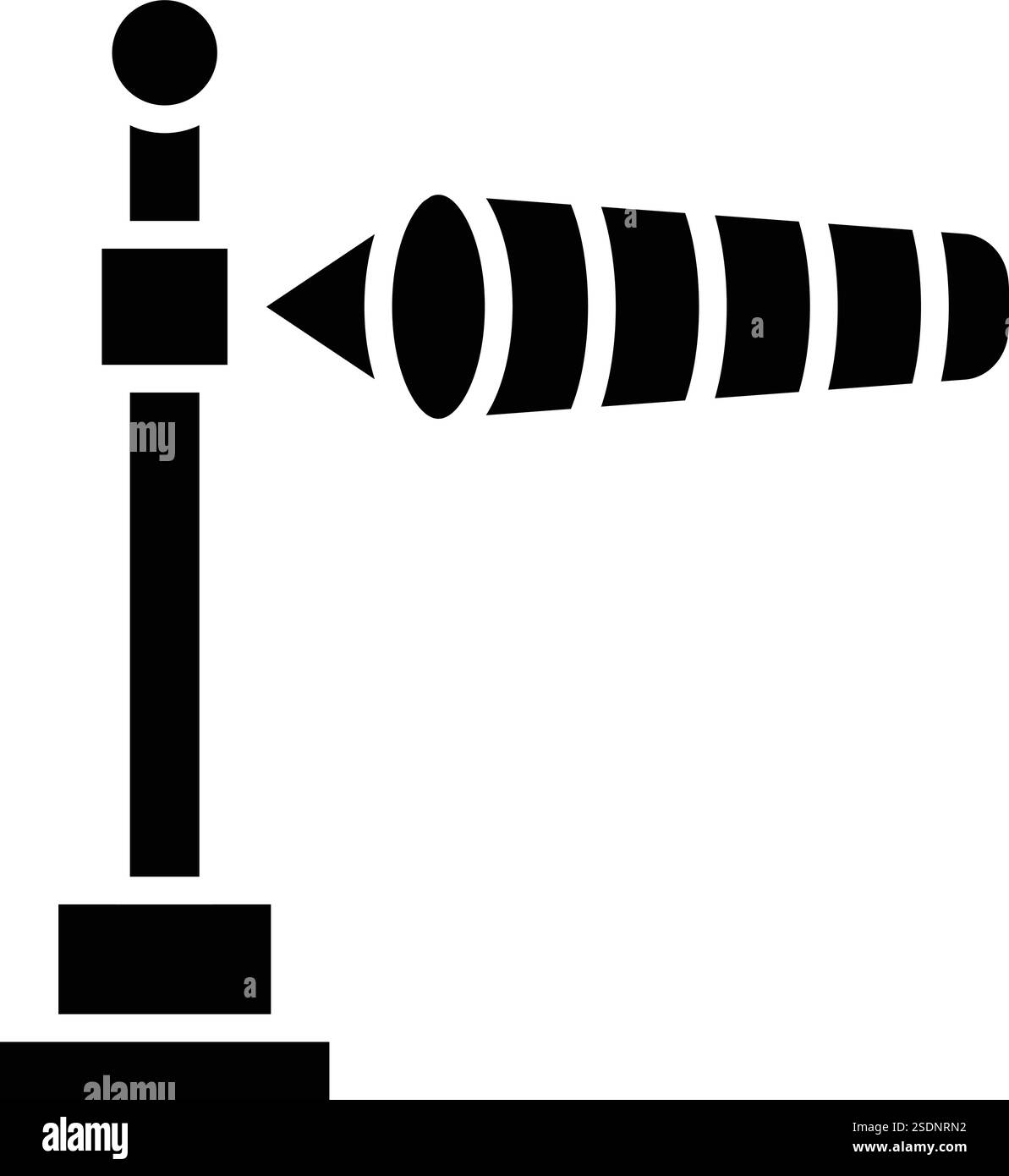 Windsock Vector Icon Design Illustration Stock Vektor Windsock Vector Icon Design Illustration Stock Vektor