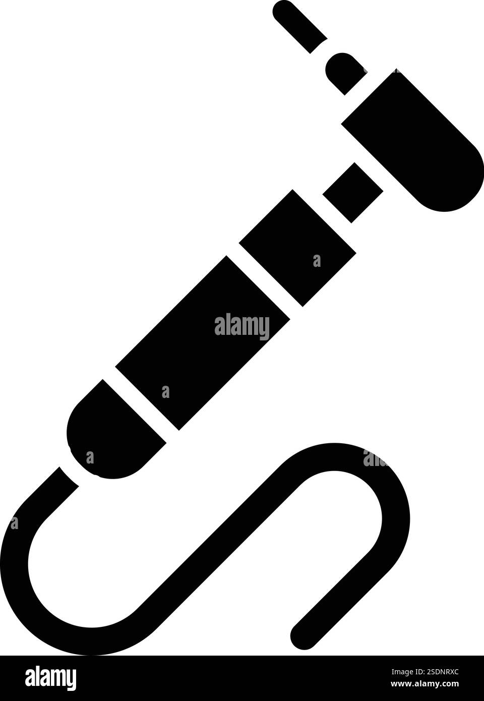 Zahnbohrer Vektor-Symbol Konstruktionsabbildung Stock Vektor