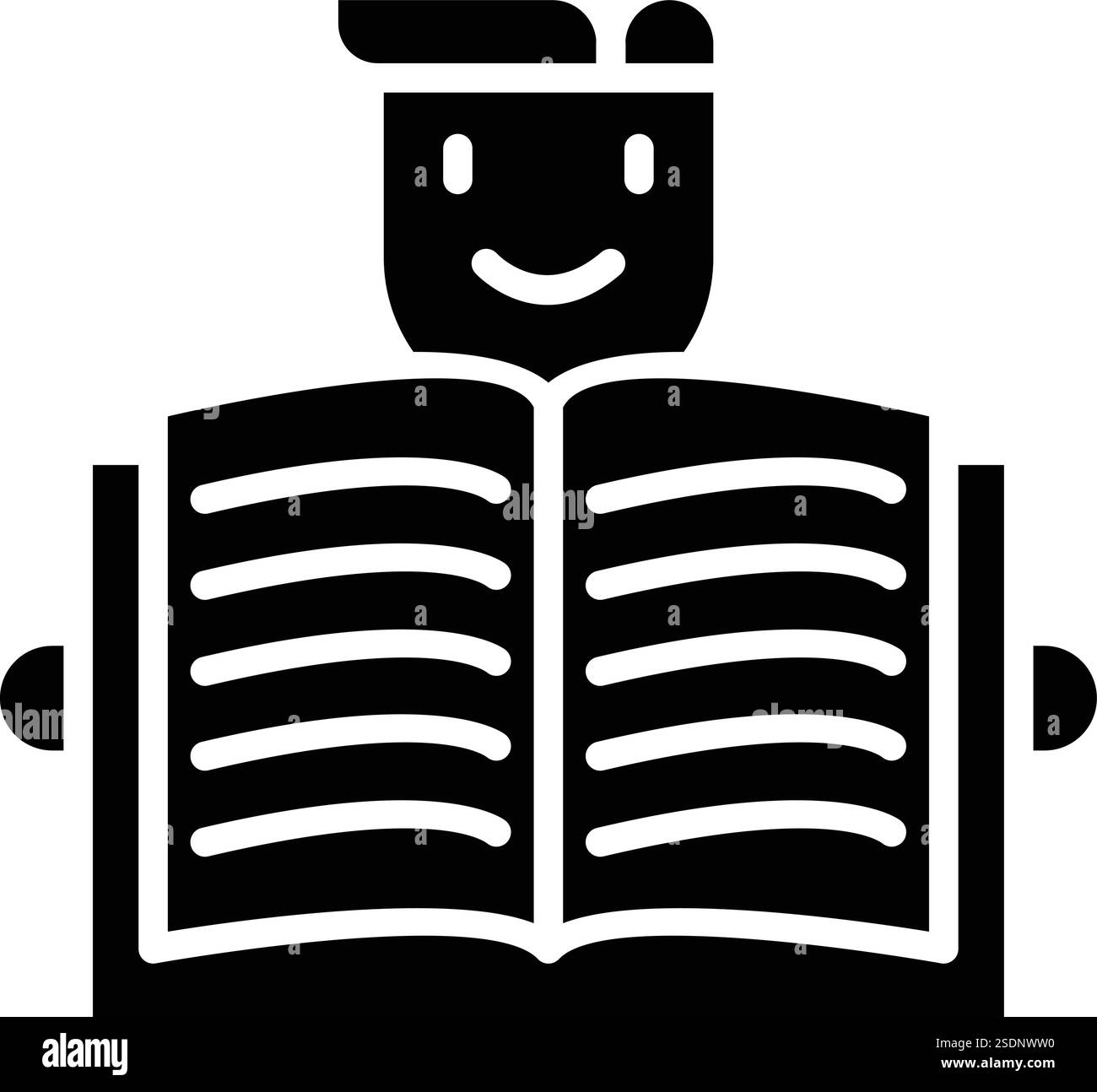 Konstruktionsabbildung Des Symbols „Study Vector“ Stock Vektor