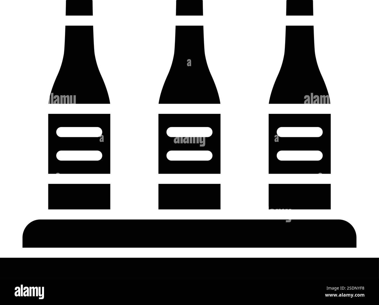 Weinregal Vektor Symbol Design Illustration Stock Vektor