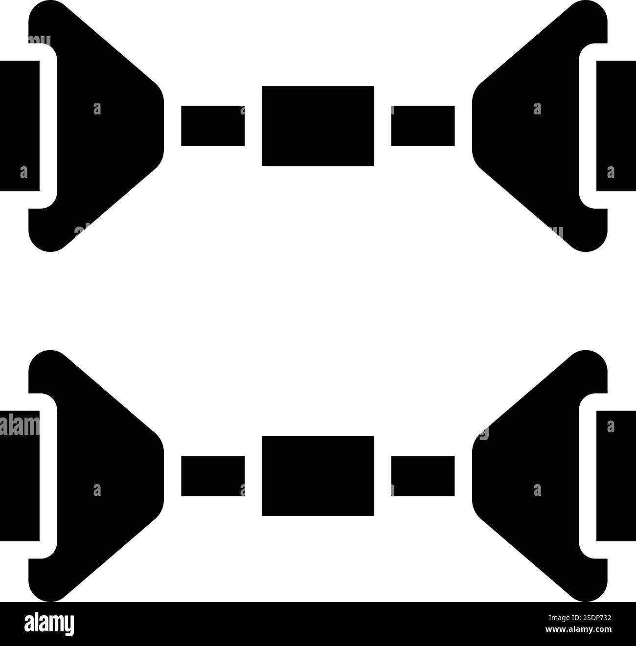 Chest Expander Vektor Symbol Design Illustration Stock Vektor