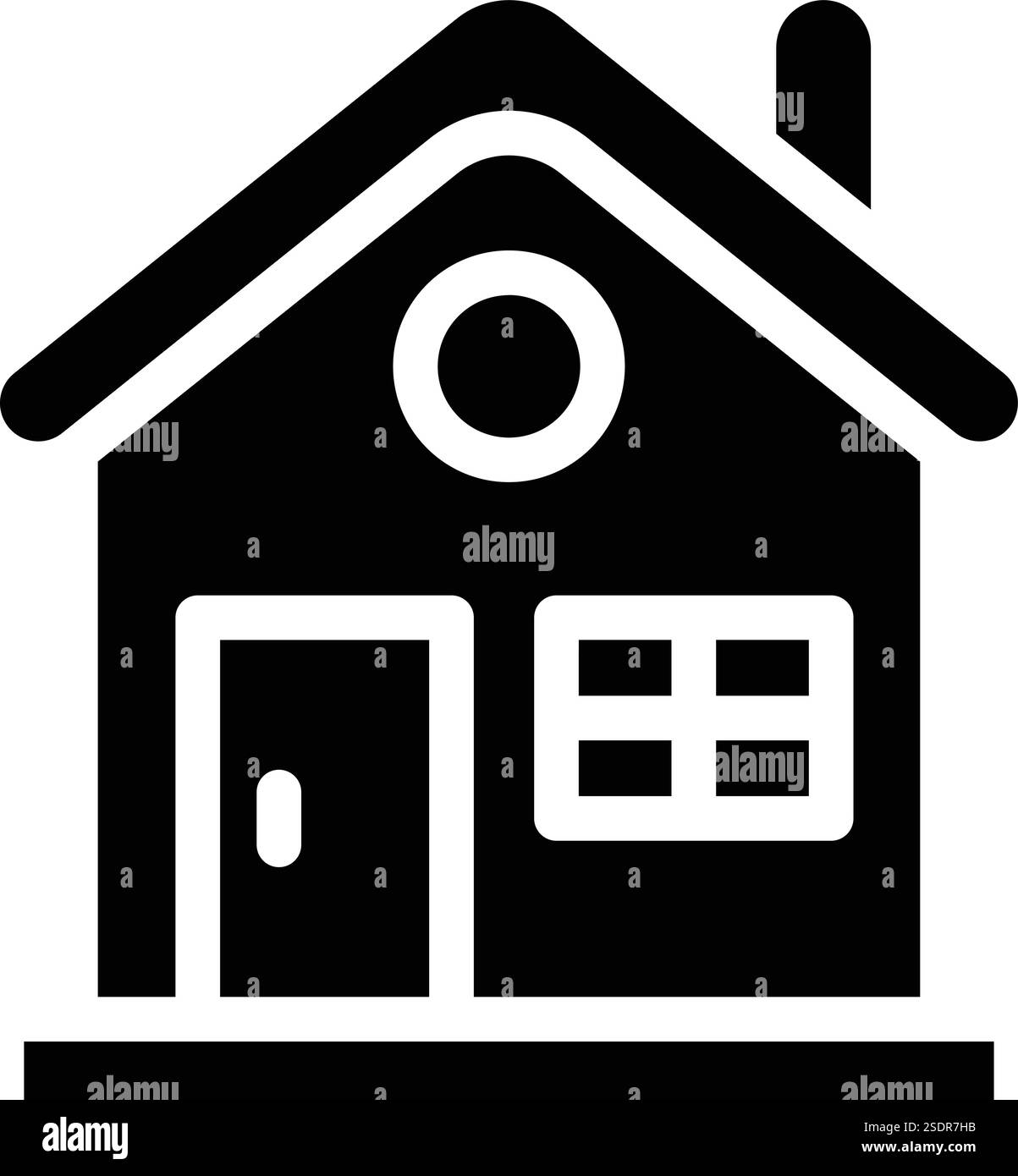 Haus Vektor Symbol Design Illustration Stock Vektor