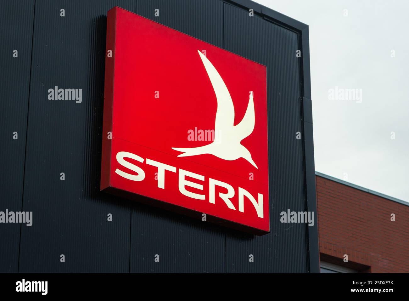 Stern Logo, ein Automobilunternehmen in den Niederlanden Stockfoto
