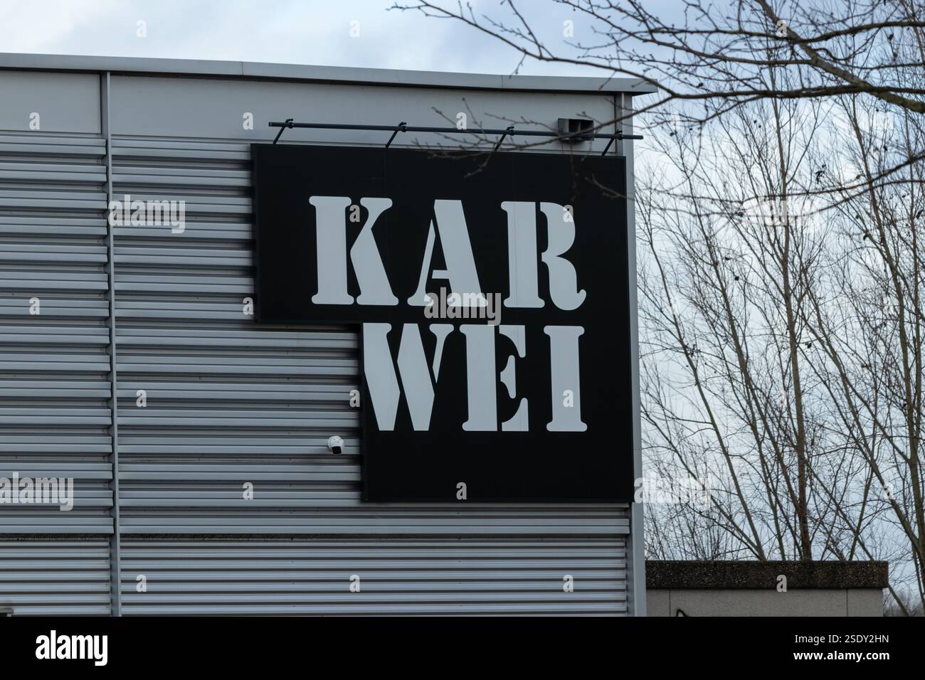 Karwei Store Logo. Alles für seltsame Arbeiten und Möbel. Das dekorative DIY-Geschäft. Alles für Ihren Innenraum. Stockfoto