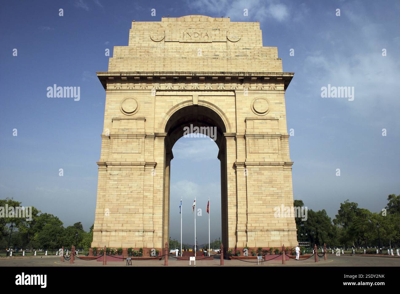 India Gate nannte ursprünglich All India war Memorial Monument, Rajpath, Neu-Delhi, Indien, Asien Stockfoto