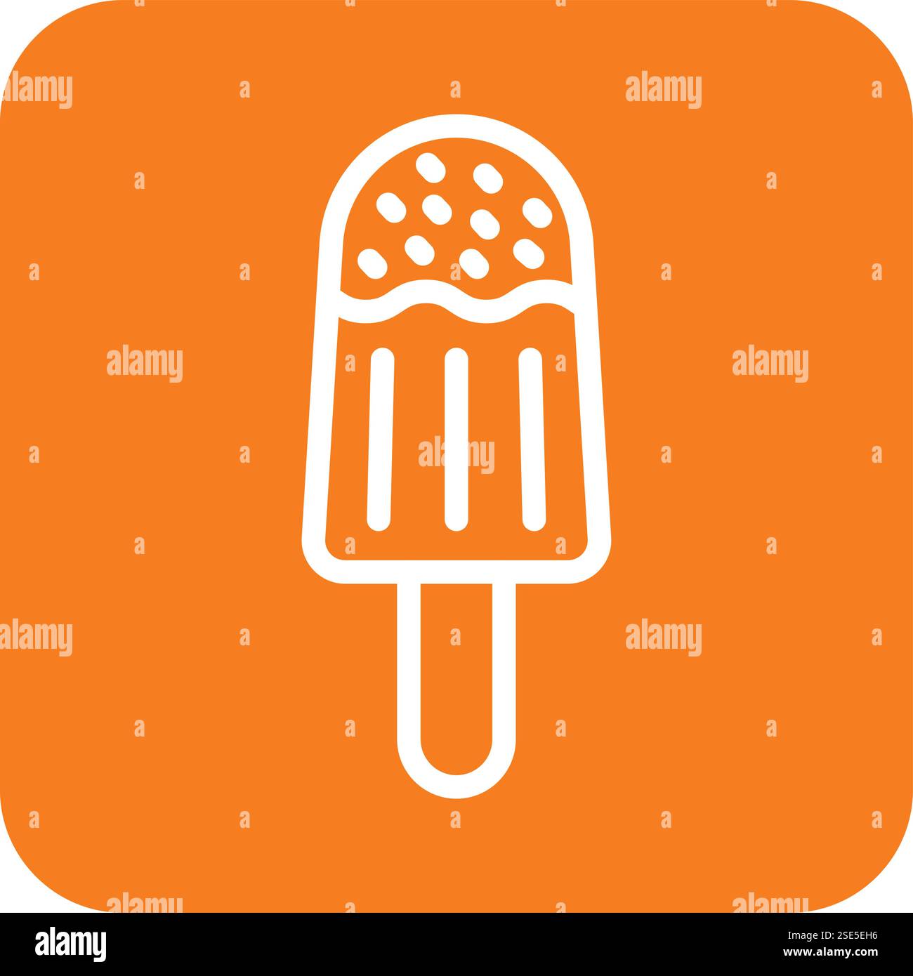 Eis Vektor-Symbol Design Illustration Stock Vektor