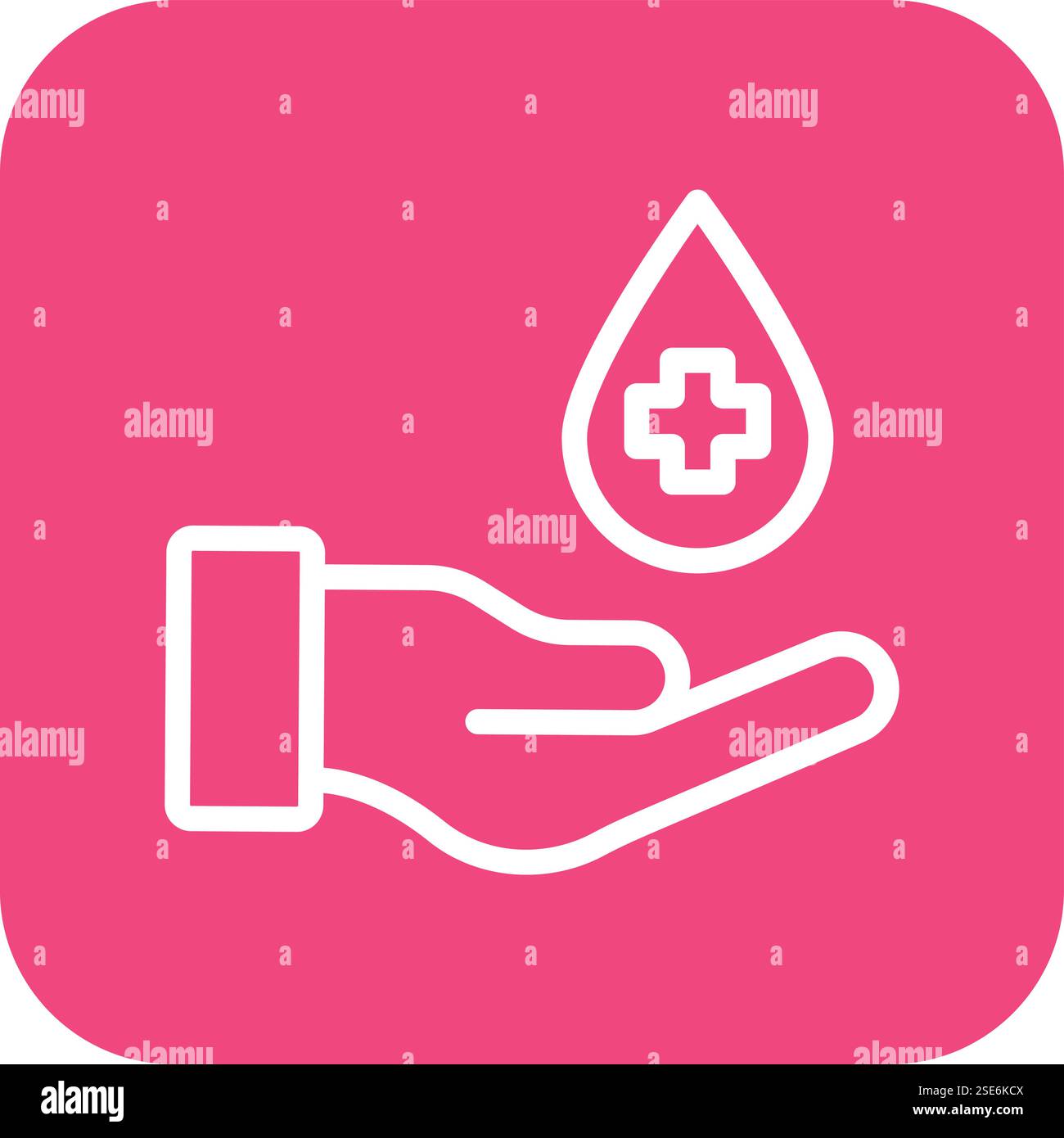 Blutspende Vektor-Symbol-Design-Illustration Stock Vektor