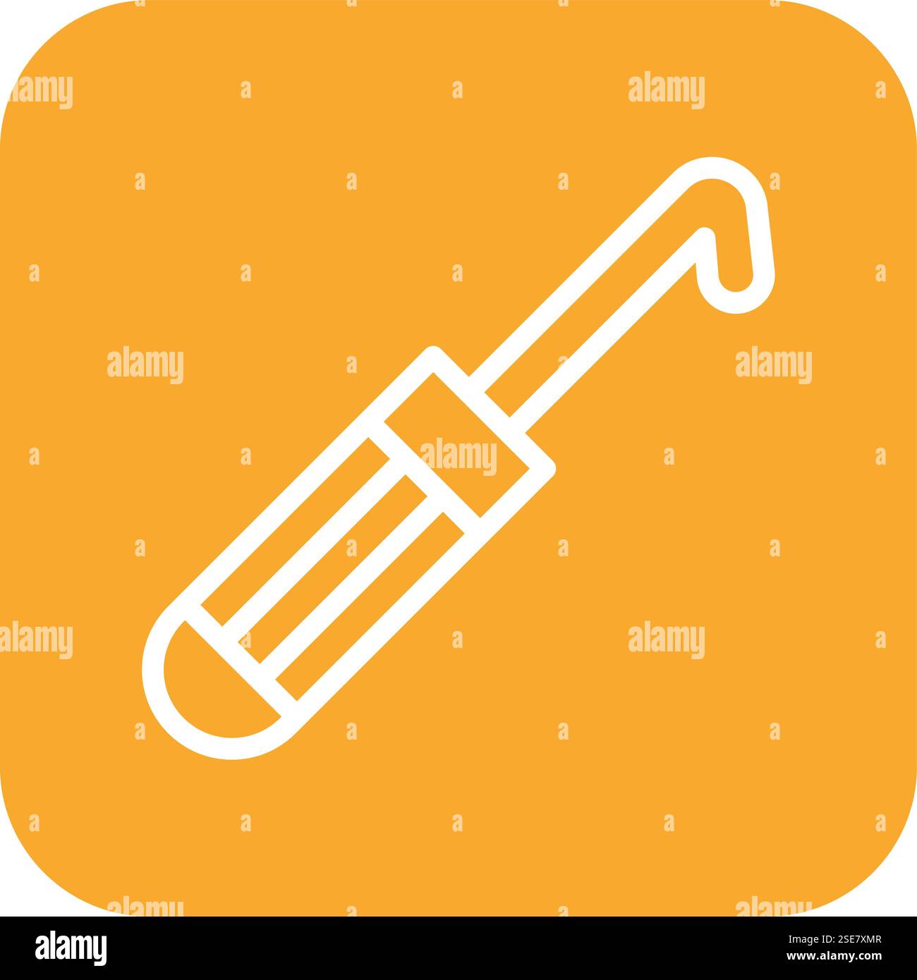 Häkeln Sie Vektor Symbol Design Illustration Stock Vektor