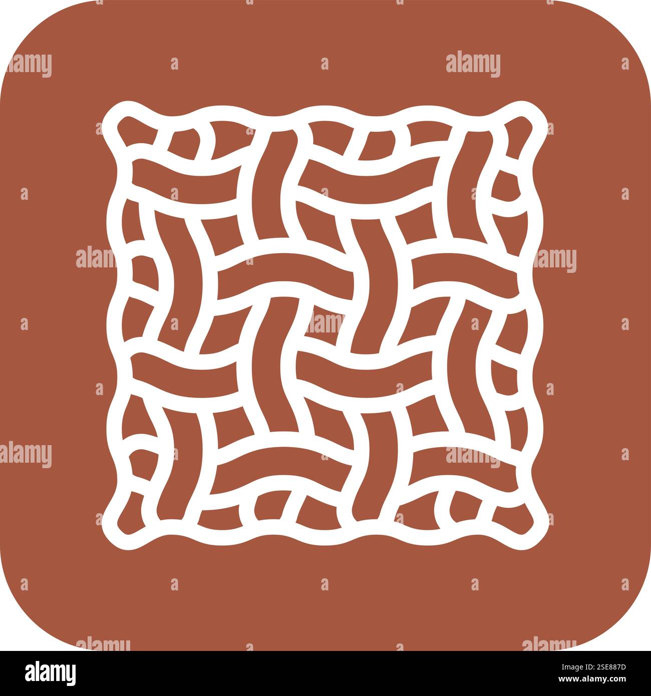 Stoffvektor-Symbol Design-Illustration Stock Vektor