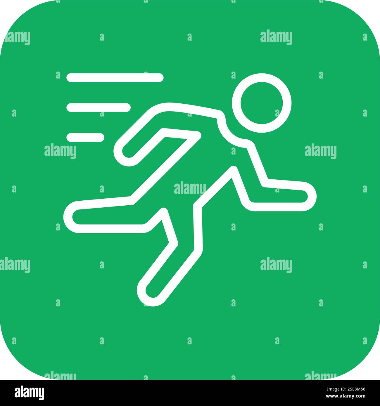 Sportlauf Vector Icon Design Illustration Stock Vektor