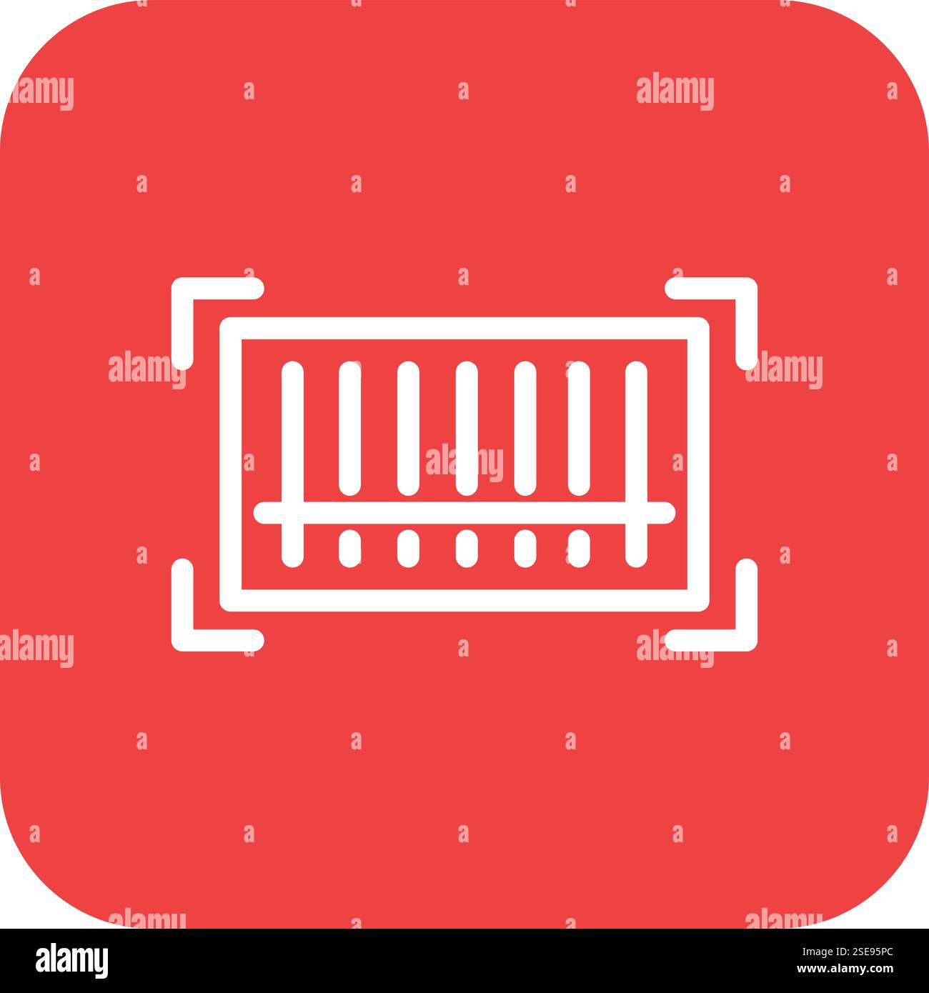 Produktcode Vektor-Symbol Design-Illustration Stock Vektor