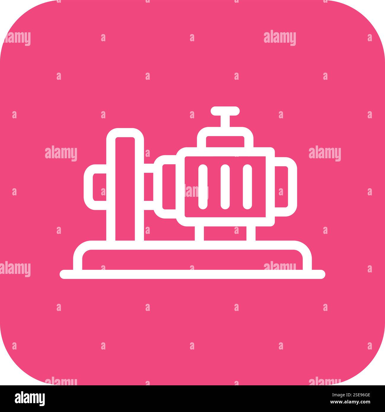 Design-Illustration Des Pumpvektor-Symbols Stock Vektor