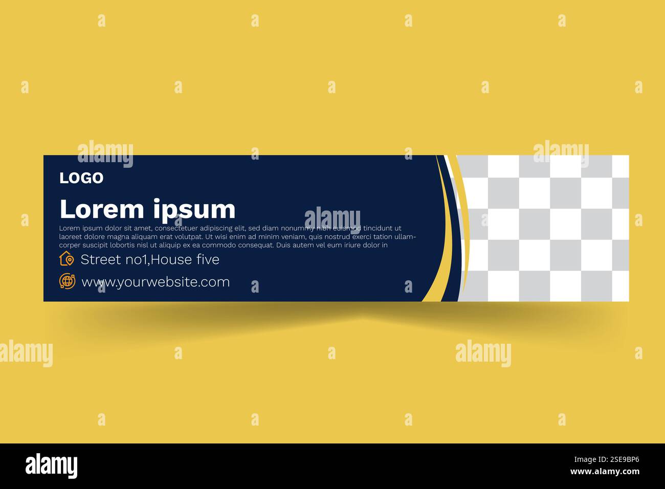 Neues LinkedIn Cover Design Stock Vektor