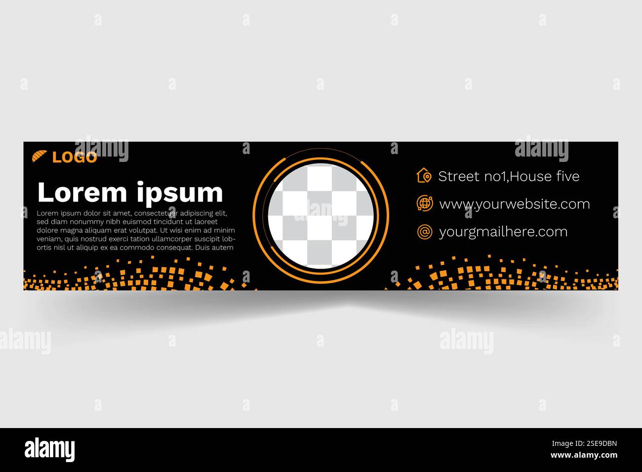 LinkedIn Cover Design Stock Vektor