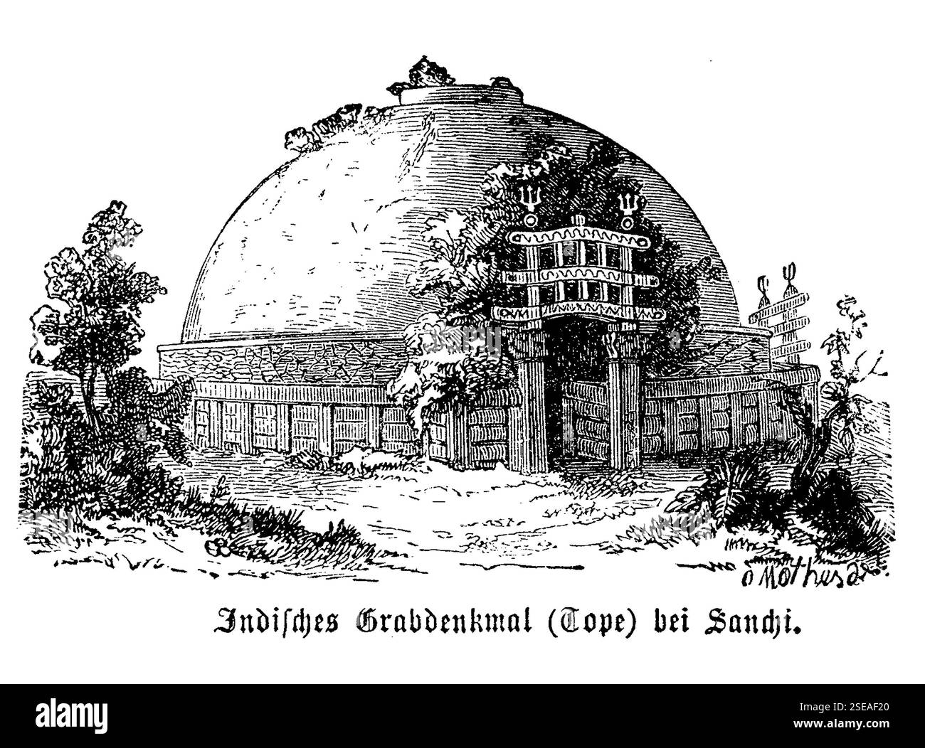 Die buddhistischen Denkmäler der Großen Stupa in Sanchi in Indien, dem früheren buddhistischen Heiligtum der Welt, 3. Jahrhundert v. Chr Stockfoto Die buddhistischen Denkmäler der Großen Stupa in Sanchi in Indien, dem früheren buddhistischen Heiligtum der Welt, 3. Jahrhundert v. Chr Stockfoto