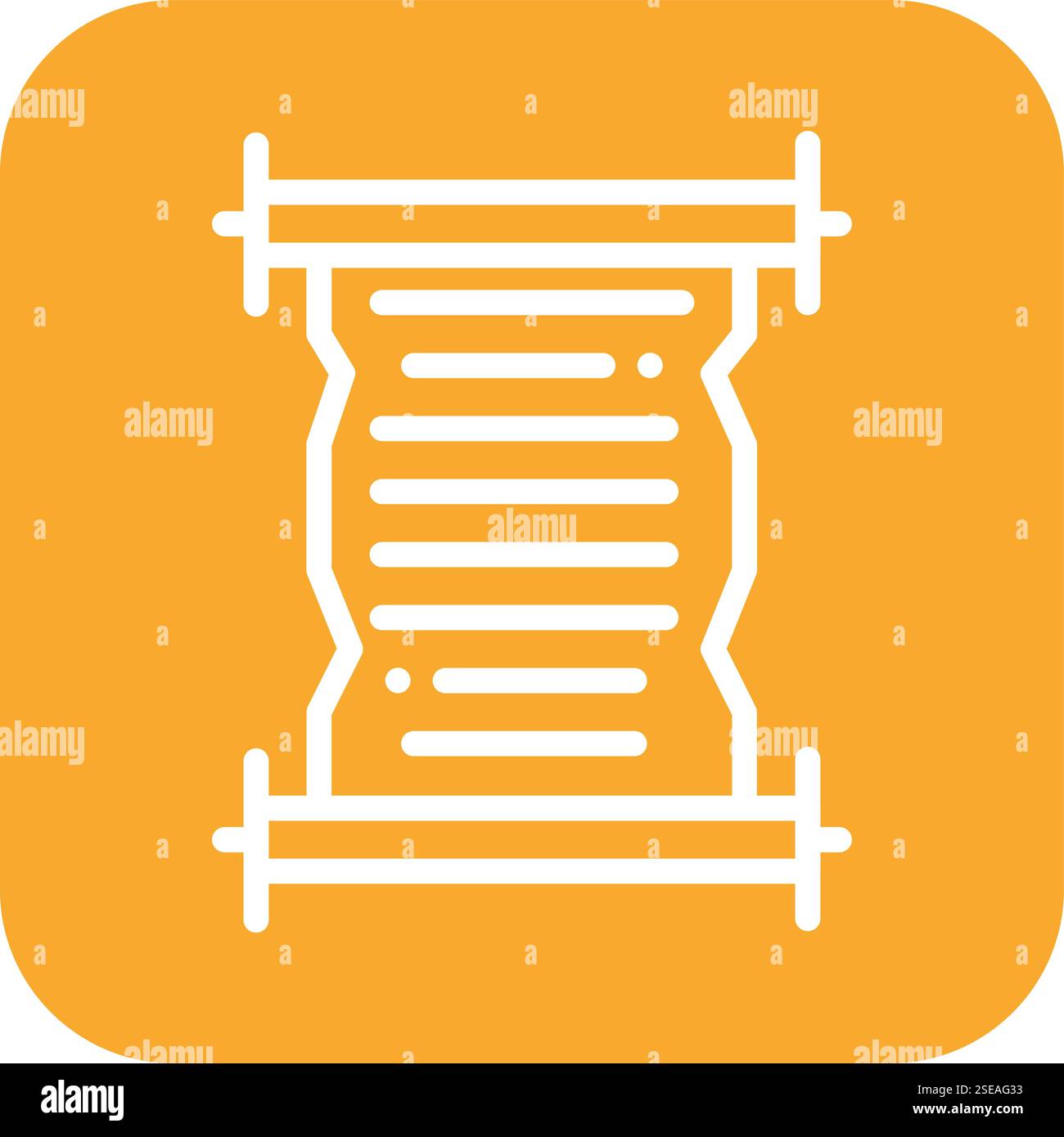 Bildlauf-Vektor-Symbol Design-Illustration Stock Vektor