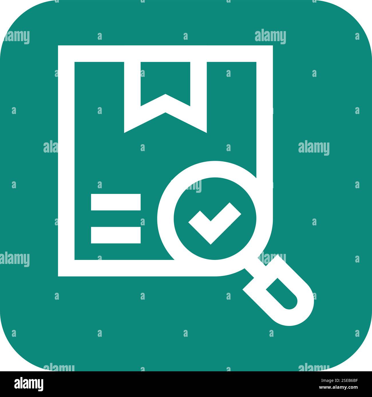 Vektorsymbol Für Die Paketsuche – Designillustration Stock Vektor