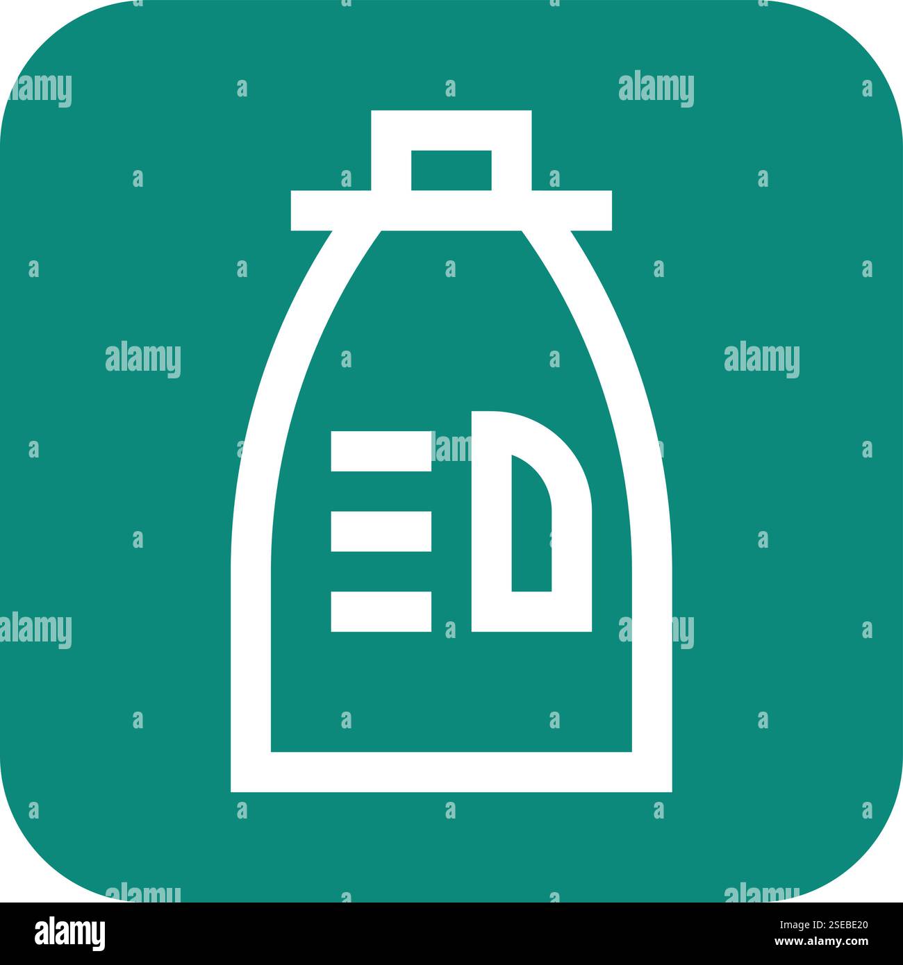 Stoffweichmacher Vektor-Symbol Design-Illustration Stock Vektor