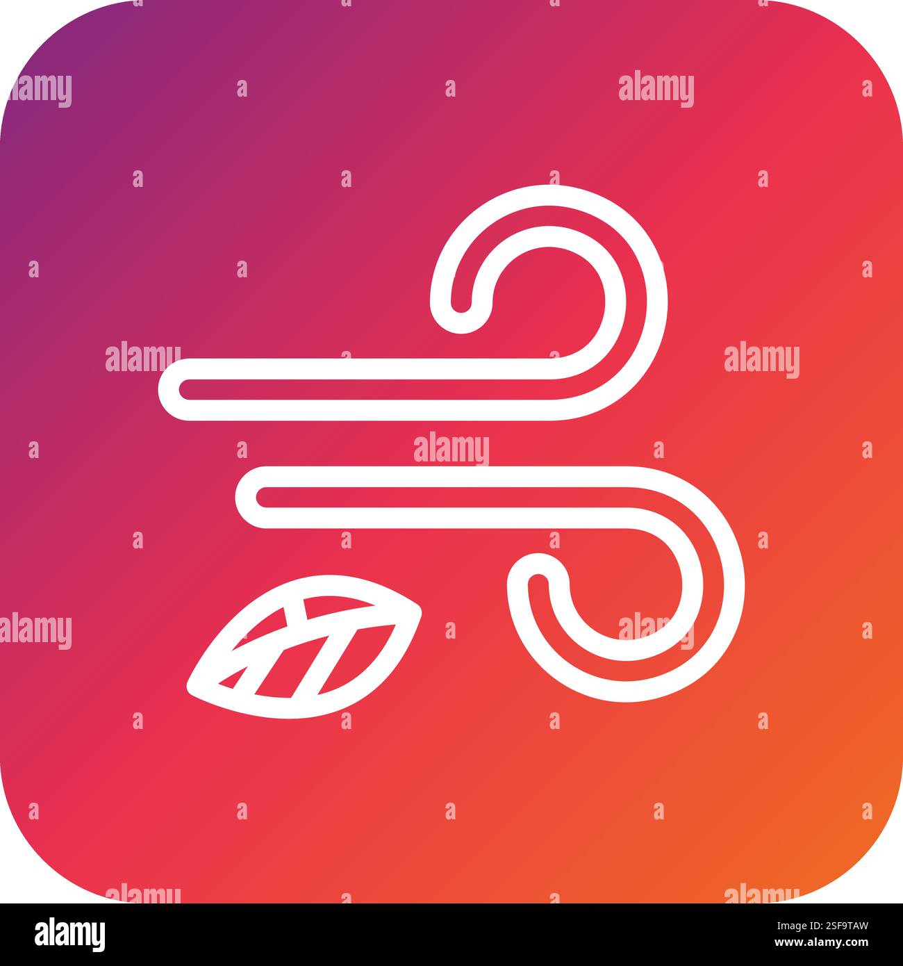 Design-Illustration Für Windvektor-Symbole Stock Vektor