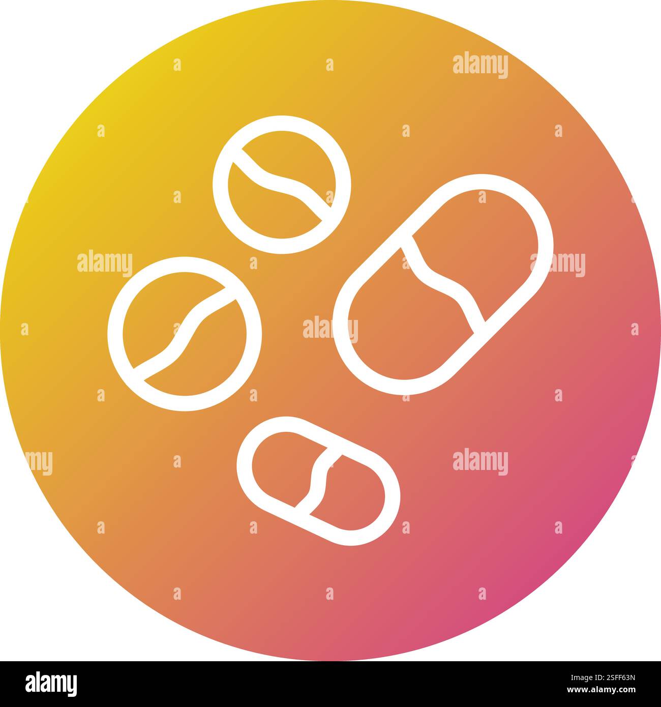 Pillen Vektor-Symbol-Design-Illustration Stock Vektor Pillen Vektor-Symbol-Design-Illustration Stock Vektor