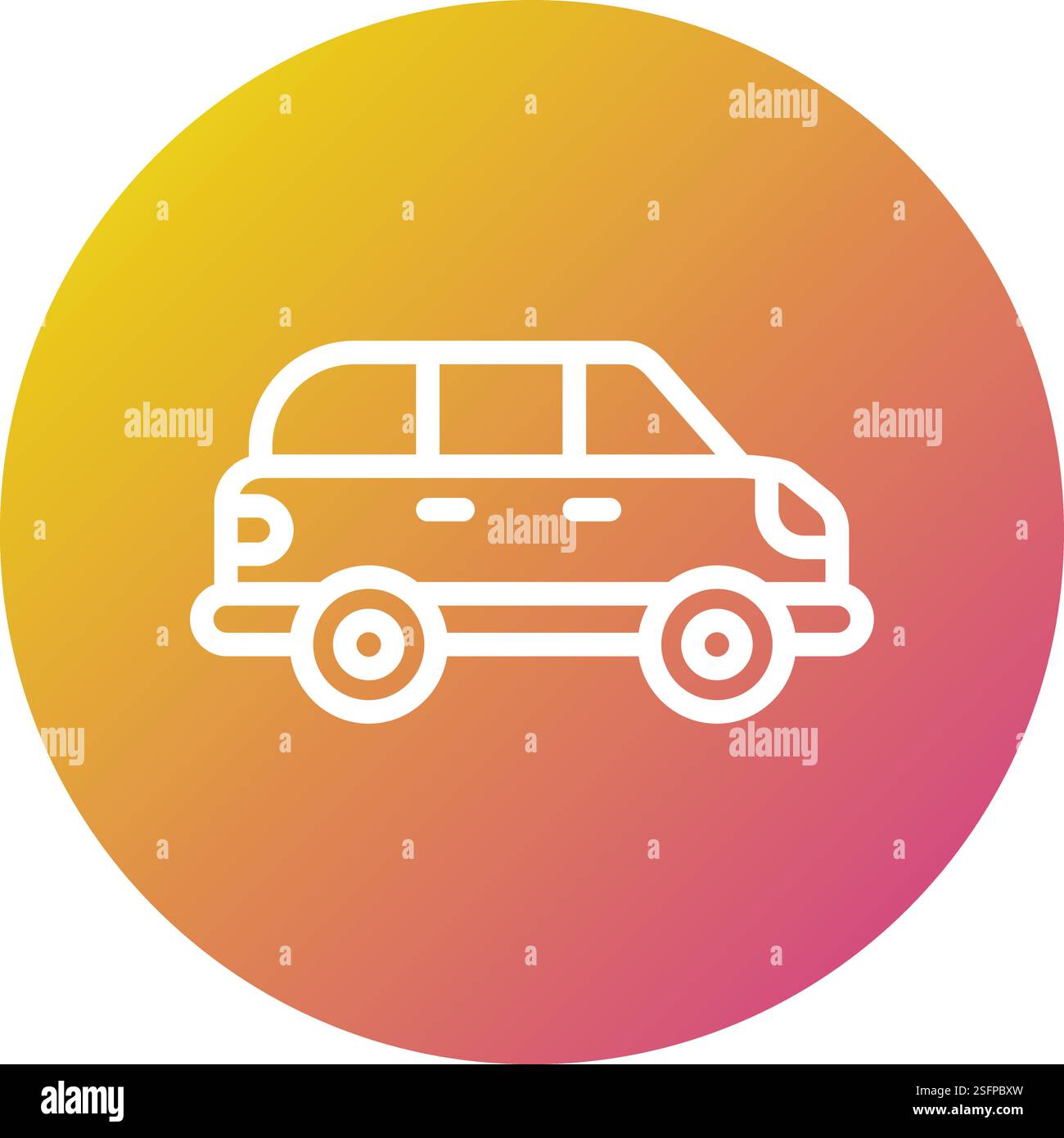 Automobil Vektor Symbol Design Illustration Stock Vektor