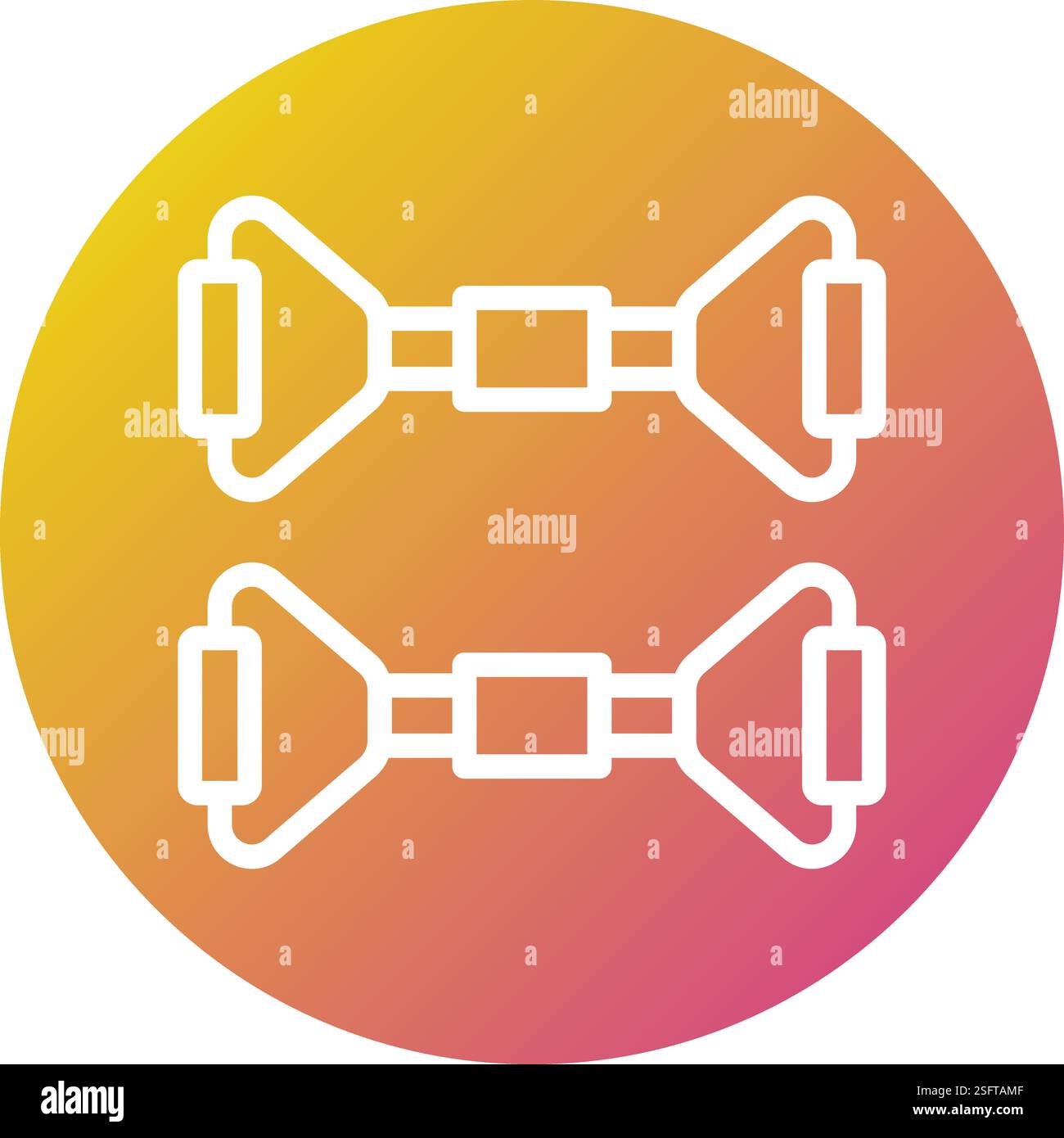 Chest Expander Vektor Symbol Design Illustration Stock Vektor