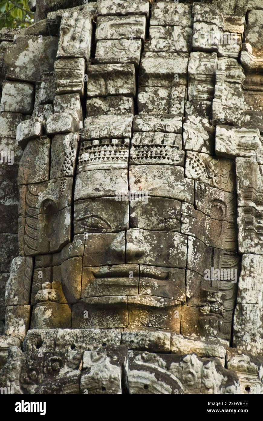 TA Som ist ein kleiner buddhistischer Tempel in Angkor, der im 12. Jahrhundert für König Jayavarman VII. Erbaut wurde Stockfoto