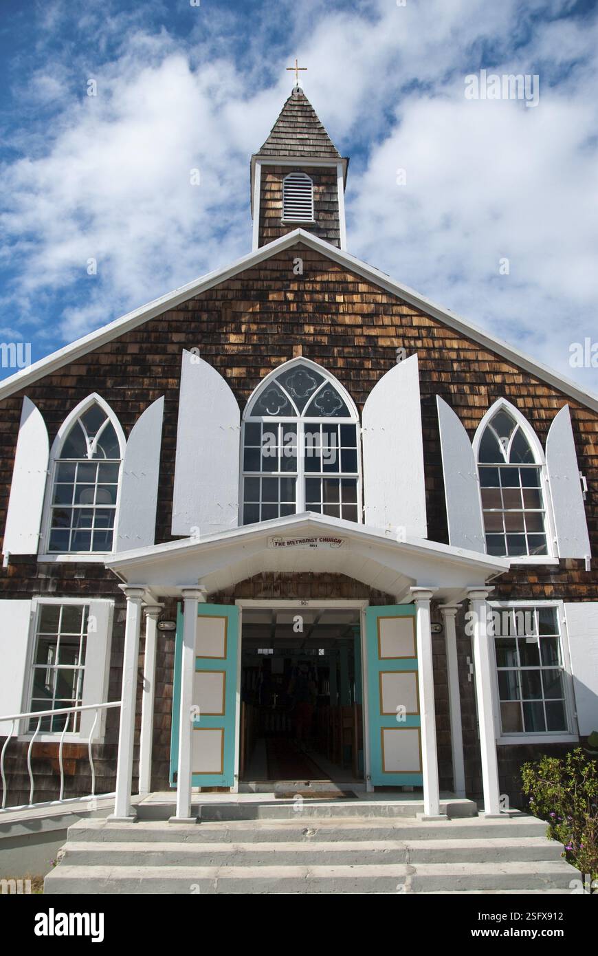 Churcht in Saint Maarten, Niederländische Antillen Stockfoto