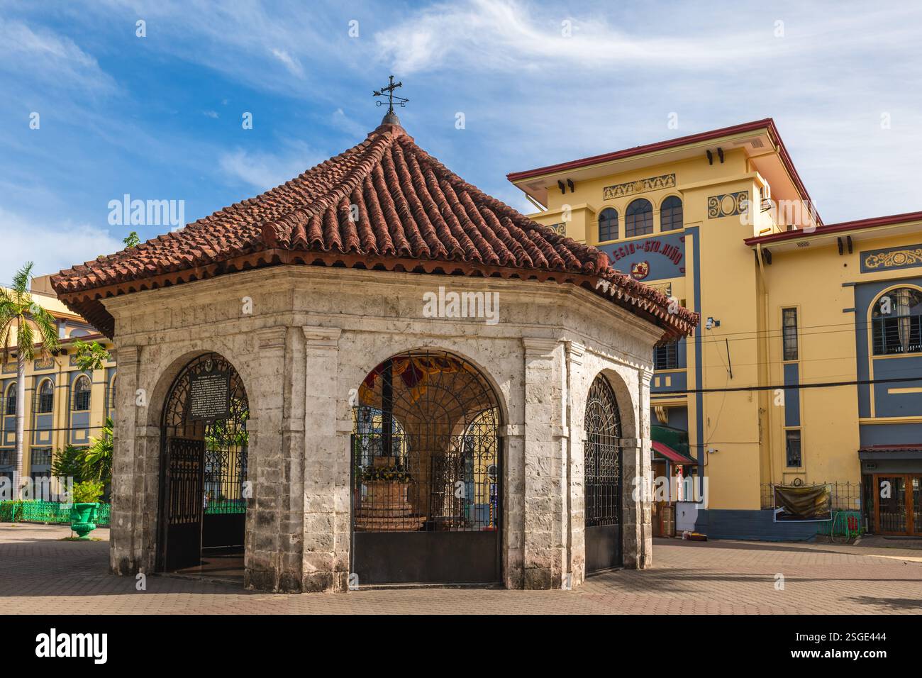 Magellan Cross Pavillon auf der Plaza Sugbo in Cebu, Philippinen Stockfoto