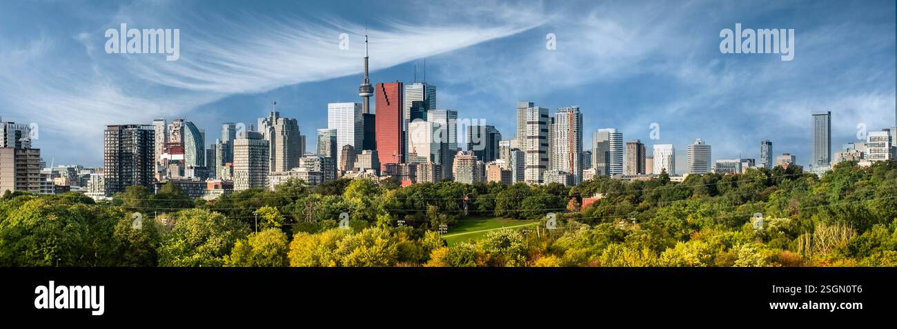 Toronto Ontario, Kanada, Skyline der Innenstadt Stockfoto