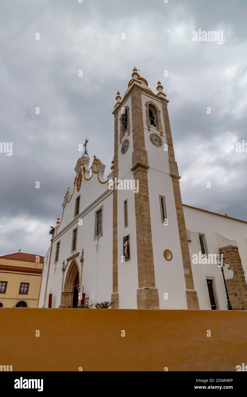 Igreja Matriz de Nossa Senhora da Conceicao, Portimo, Portugal. Stockfoto