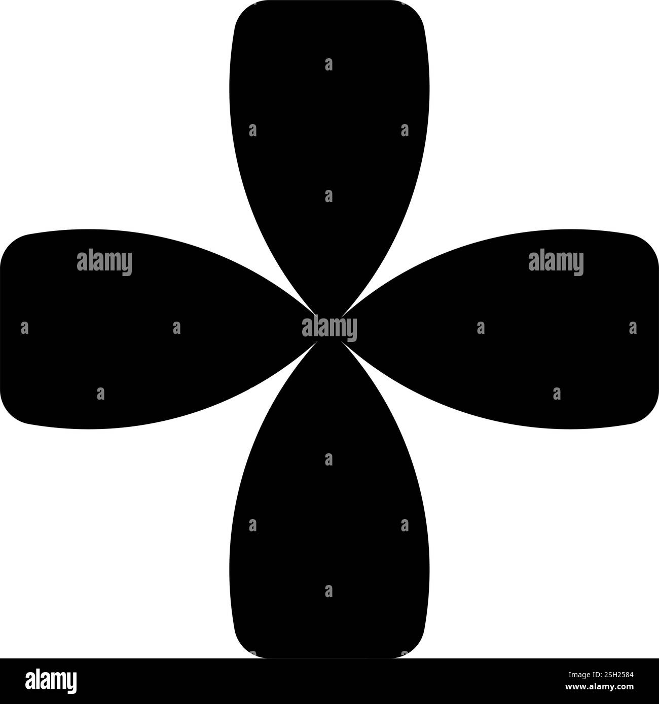 Symbol für griechisches Kreuz Stock Vektor