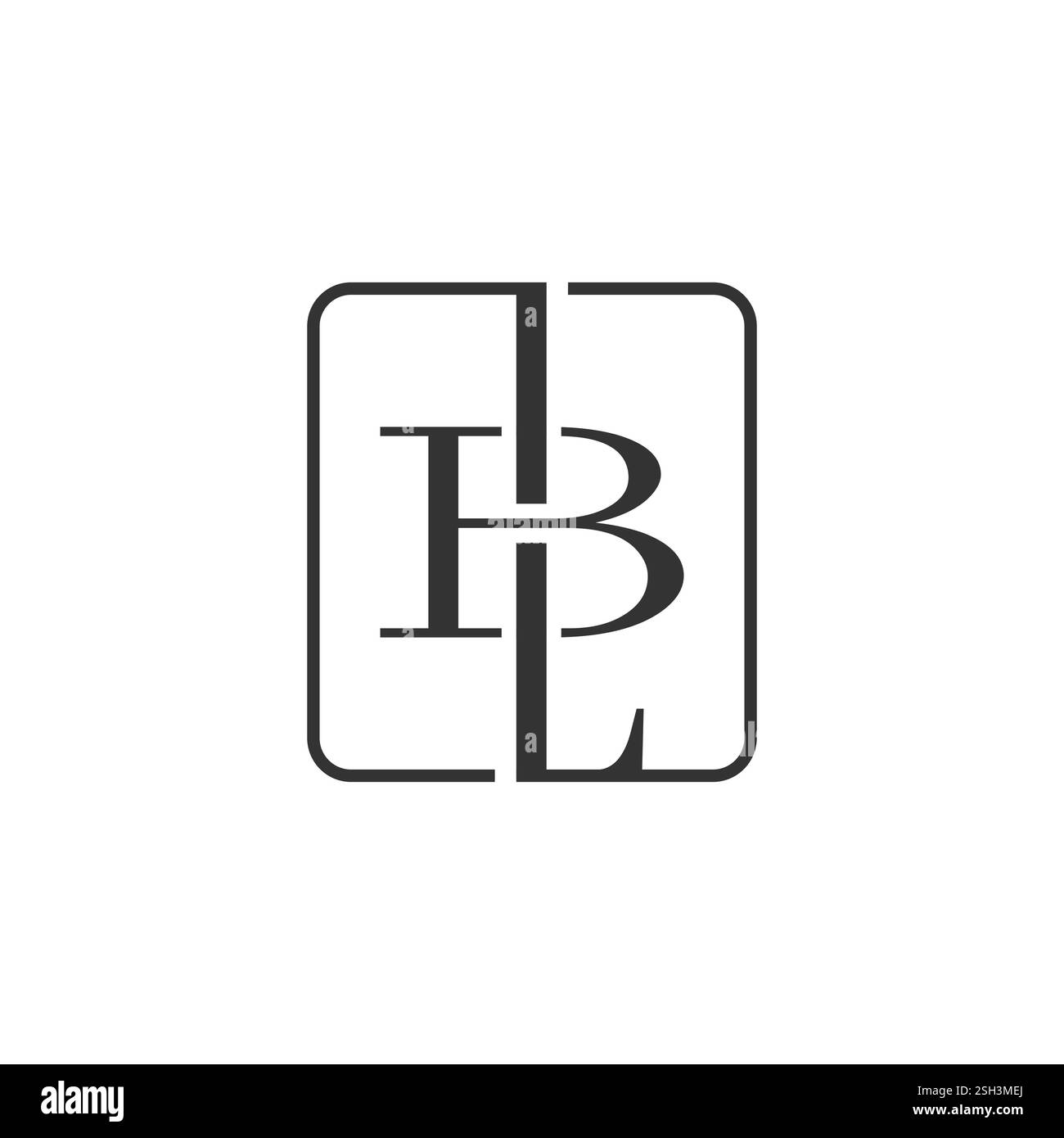 Anfängliche LB Letter Business Logo Design Vektorvorlage Pro Vector. LB LB Letter Logo-Design-Logo-Konzept mit Serifenschrift und klassisch-elegantem Design Stock Vektor