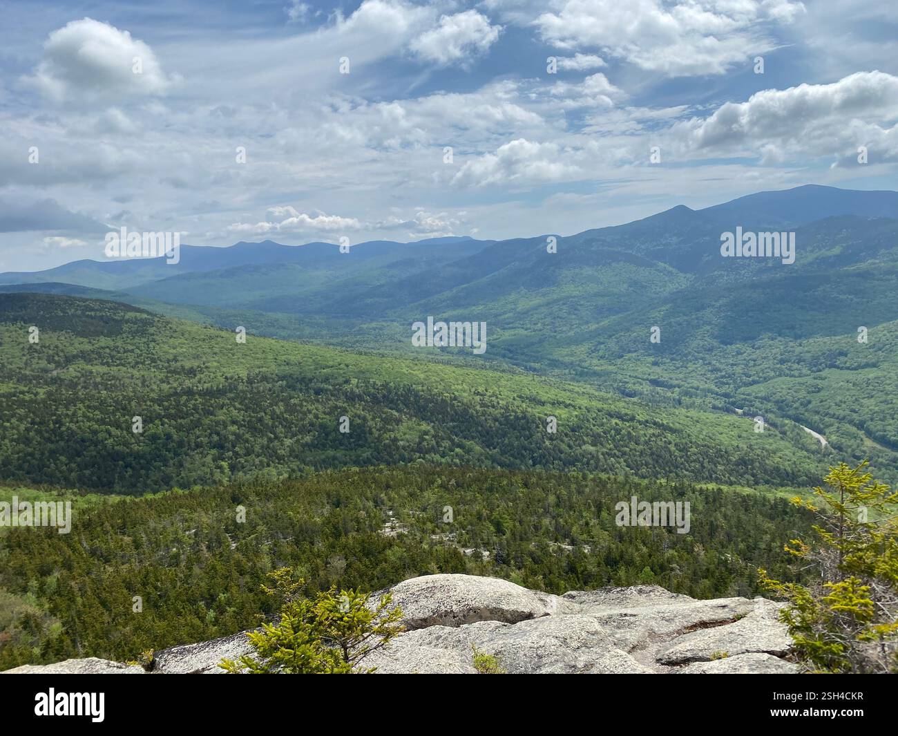 Berglandschaft | White Mountains, New Hampshire - Smartphone-aufgenommenes Stockfoto