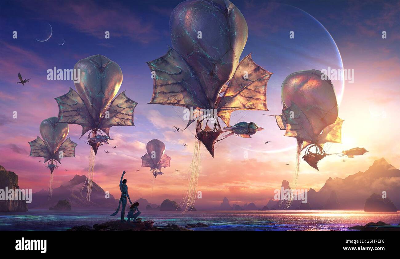 AVATAR: FEUER UND ASCHE 2025 20th Century Studios Film von James Cameron Stockfoto