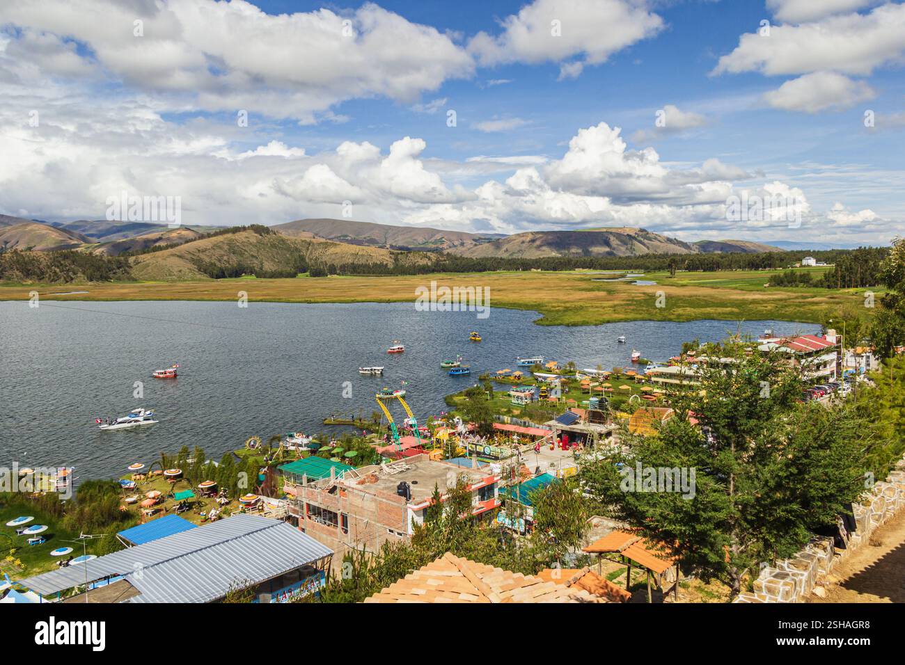 Paca Lagune - Jauja, Region Junin, Peru Stockfoto