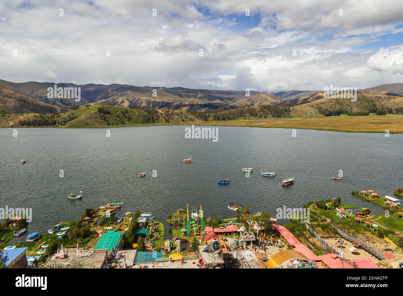 Paca Lagune - Jauja, Region Junin, Peru Stockfoto