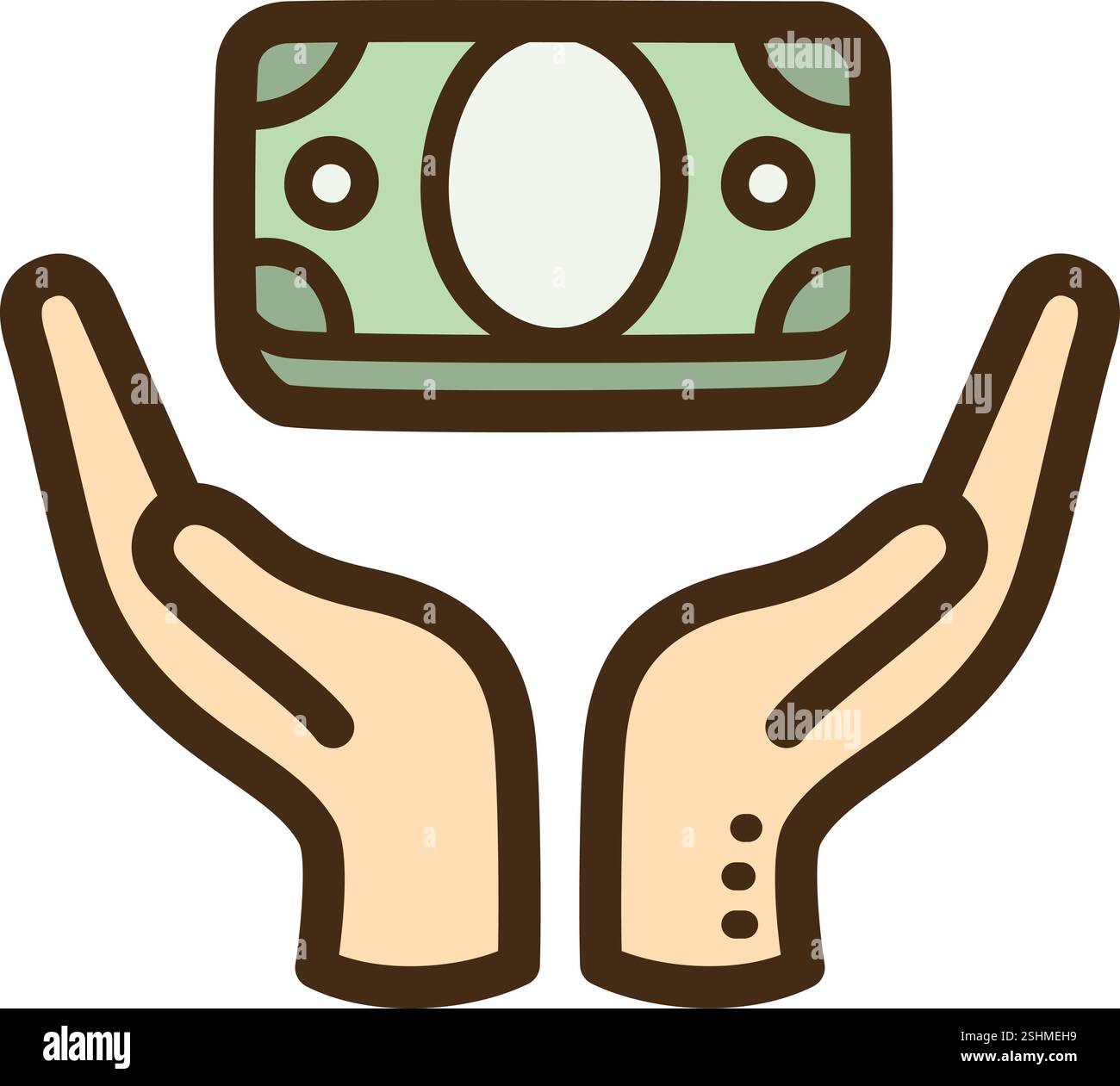 Investitionsvektor-Doodle-Illustration und Grafik. Teil der Geschäfts- und Bürokategorie. Stock Vektor