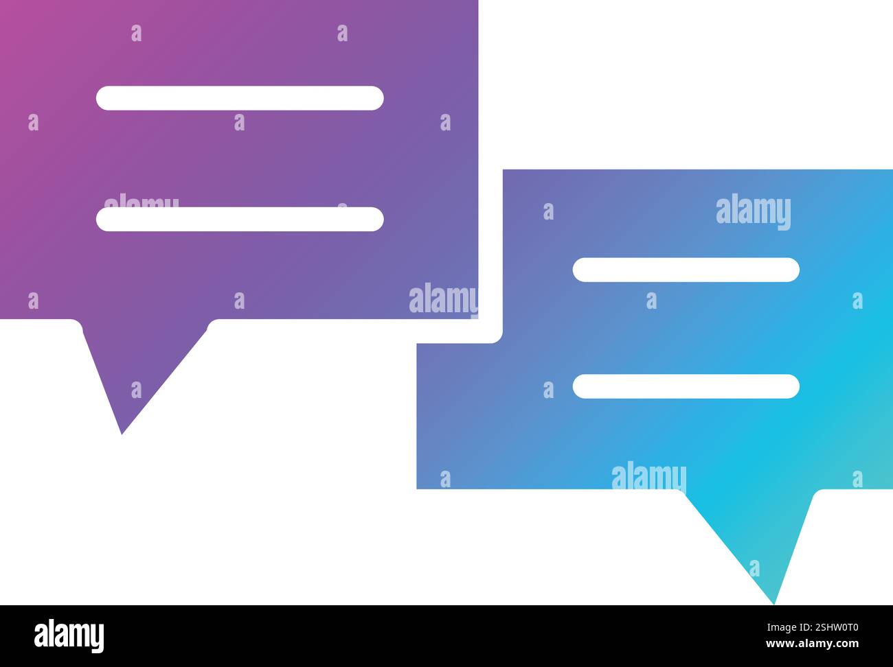 Chatvektor-Symbol Design-Illustration Stock Vektor