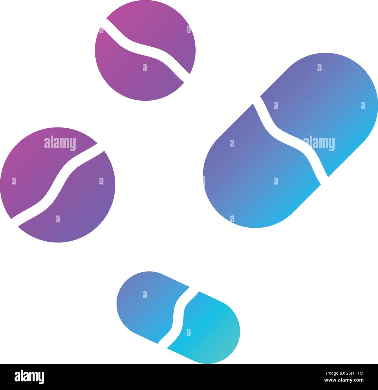 Pillen Vektor-Symbol-Design-Illustration Stock Vektor Pillen Vektor-Symbol-Design-Illustration Stock Vektor