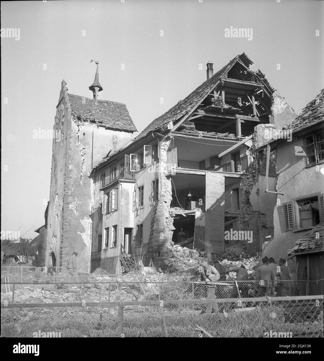--- WK 2: Bombardierung Stockfoto