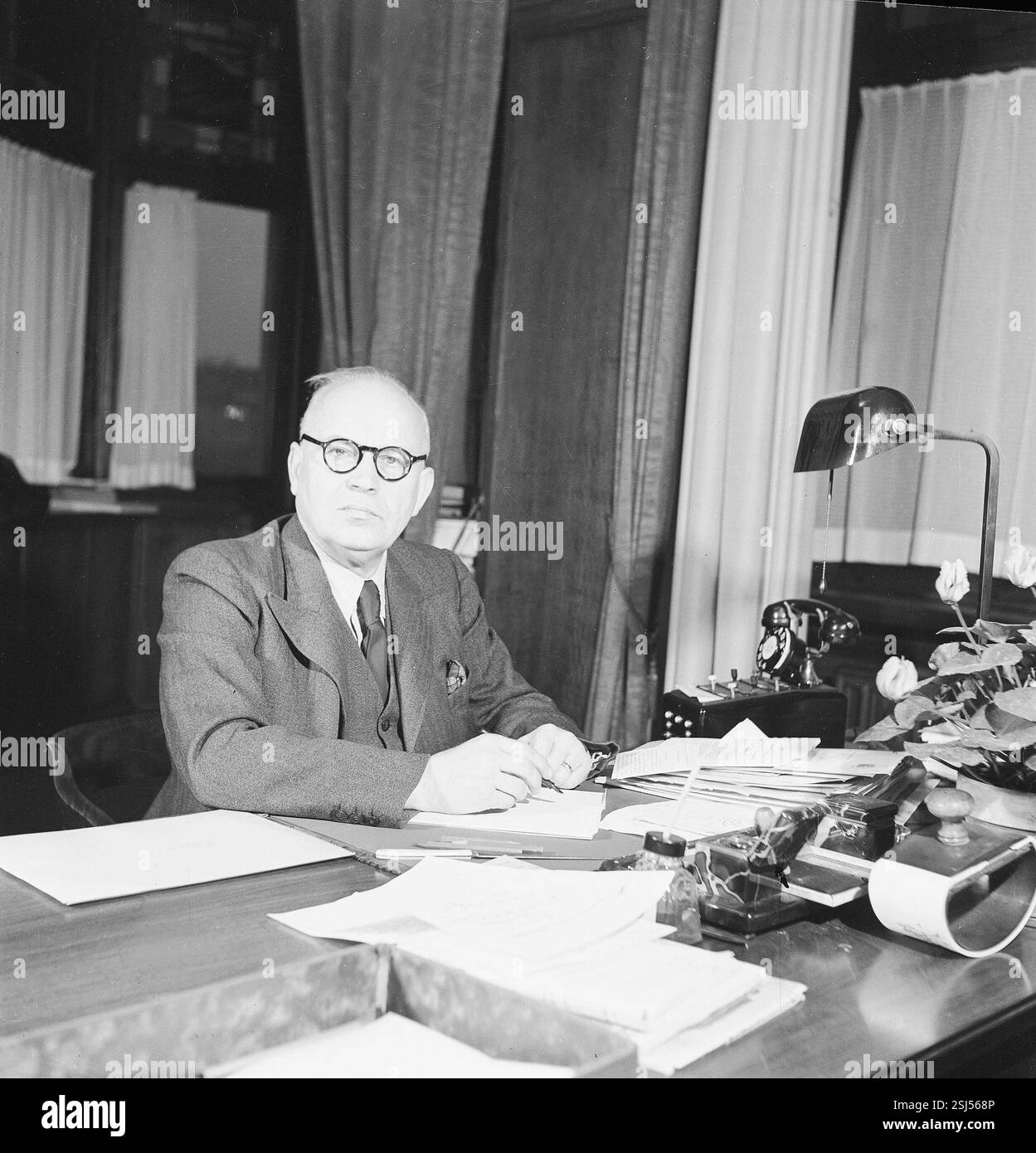 --- Ernst Nobs, Schweizer Politiker#Ernst Nobs, Schweizer Politiker. RDB VON DUKAS Stockfoto
