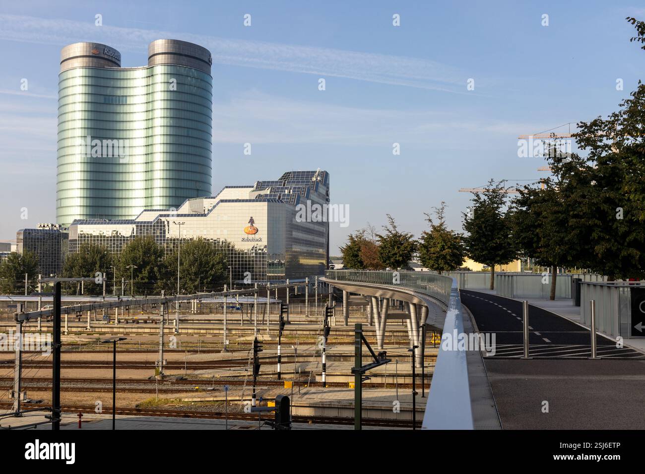 Hauptsitz der Rabobank Croeselaan 18 Utrecht, Niederlande. Stockfoto