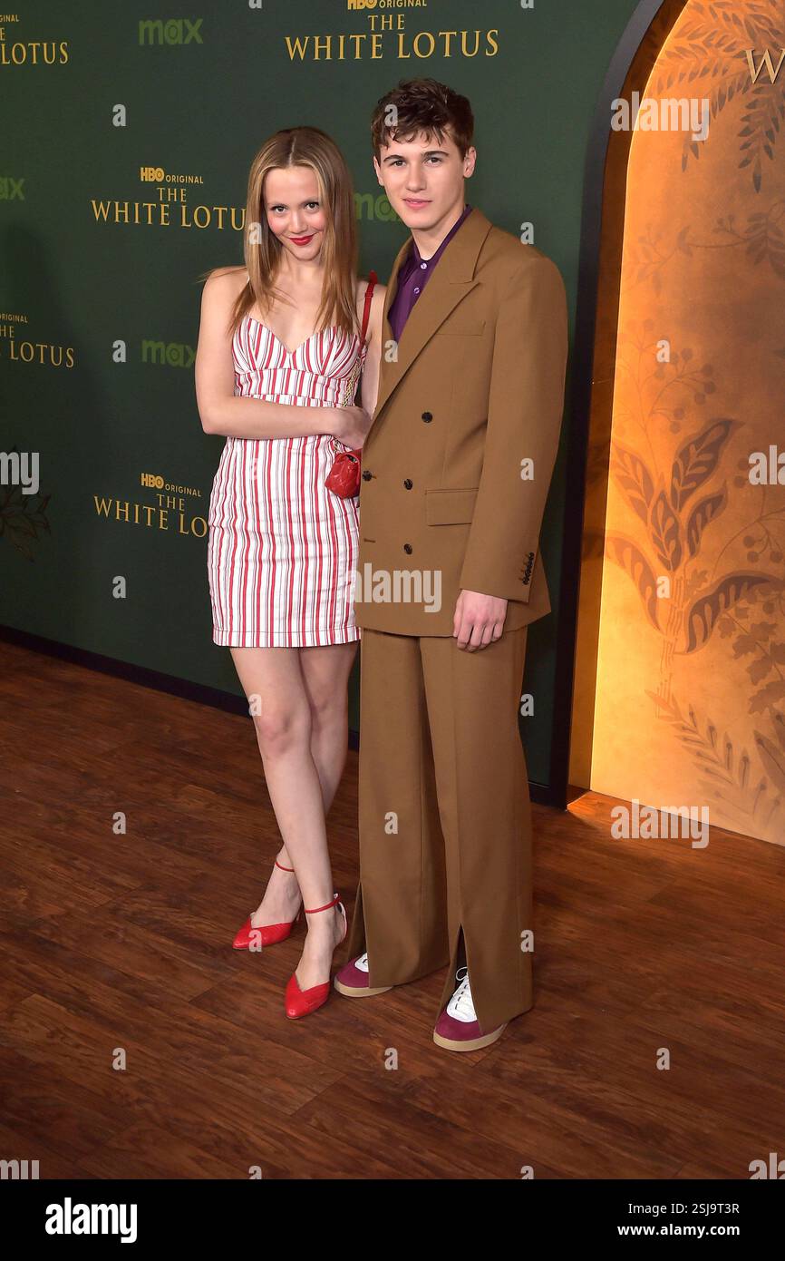 Sam Nivola mit Begleitung bei der Premiere der 3. Staffel der HBO Serie ...