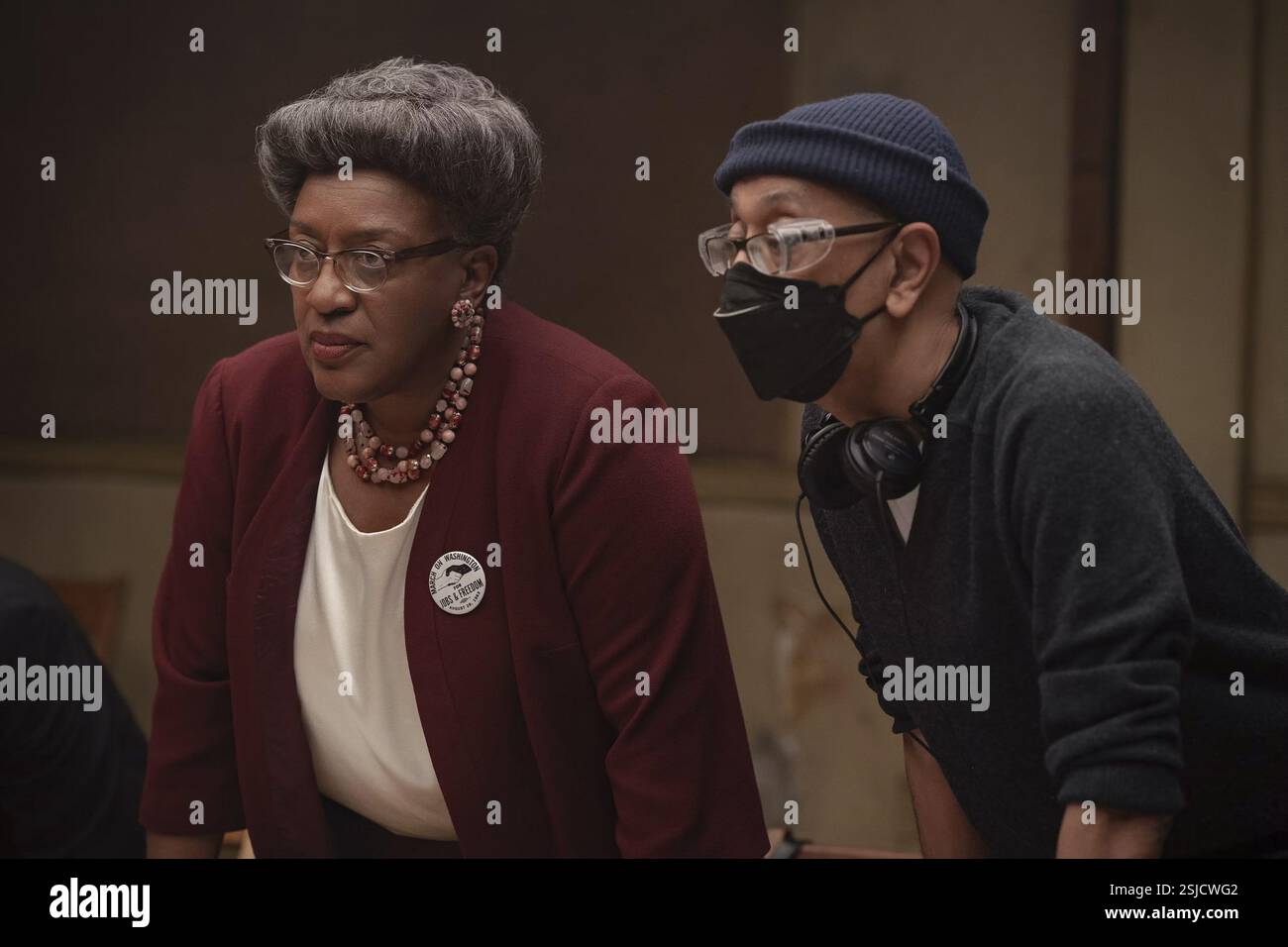 Rustin Jahr : 2023 USA Regie : George C. Wolfe CCH Pounder, George C. Wolfe Shooting Picture Stockfoto