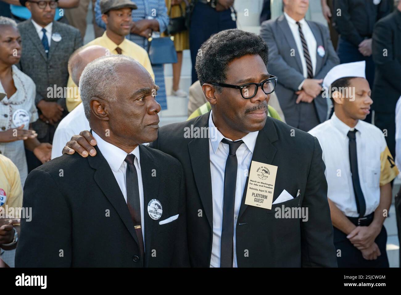 Rustin Jahr : 2023 USA Regie : George C. Wolfe Glynn Turman, Colman Domingo Stockfoto